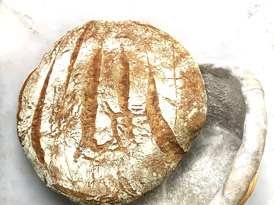 Strawberry Paris Brest with white Porto jelly by Algarve chef Frederic Duval