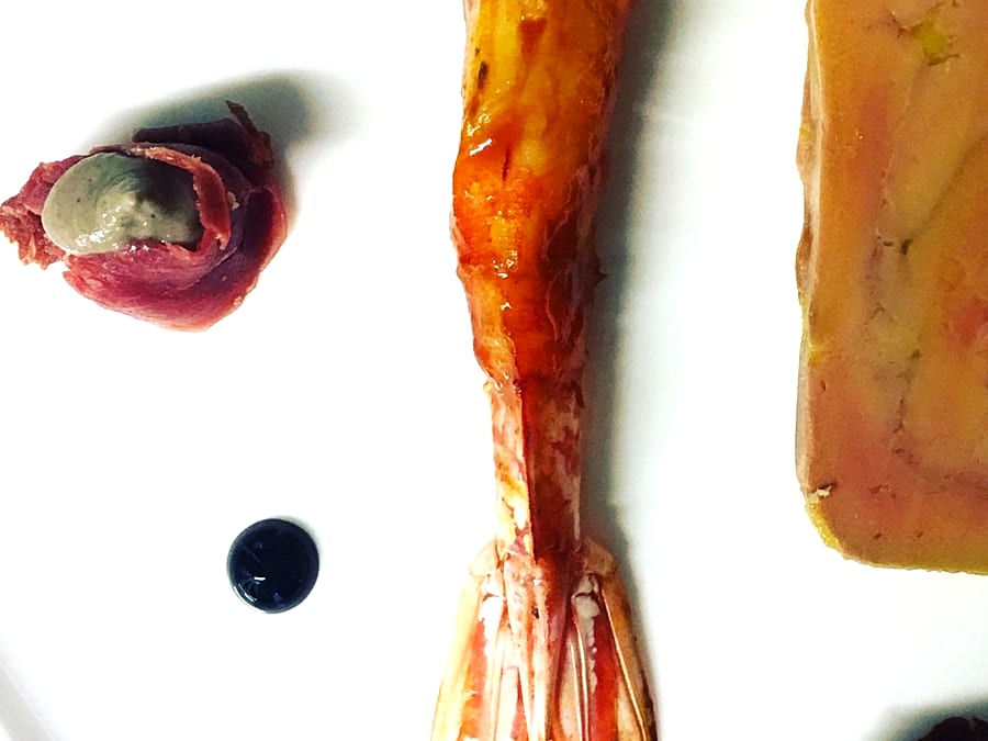 Tuna tartare tartelette by private chef Frederic Duval in the Algarve